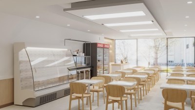 现代麻辣烫快餐店3D模型下载